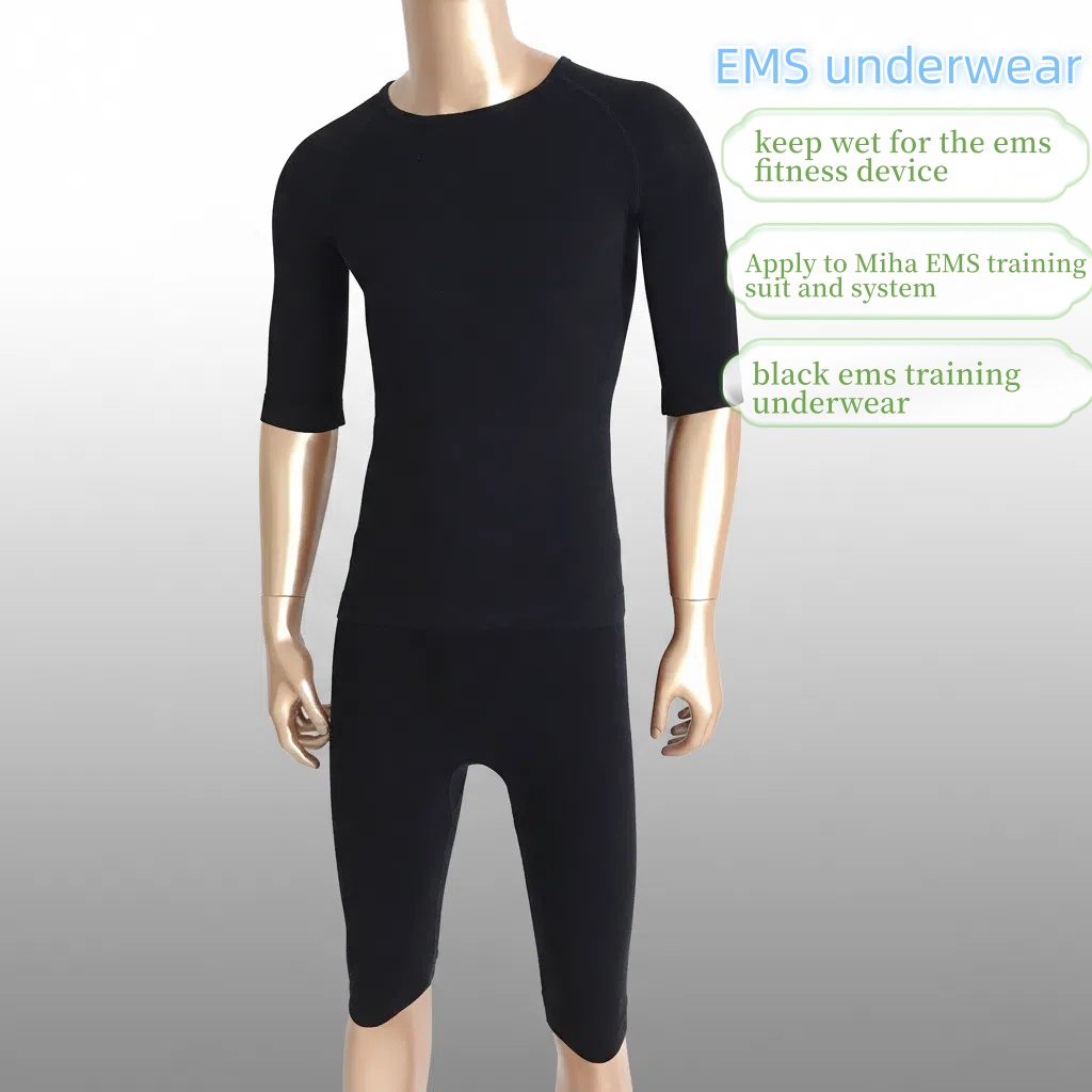 Home Gym App - Noir Miha Bodytec combinaison d'entraînement Ems