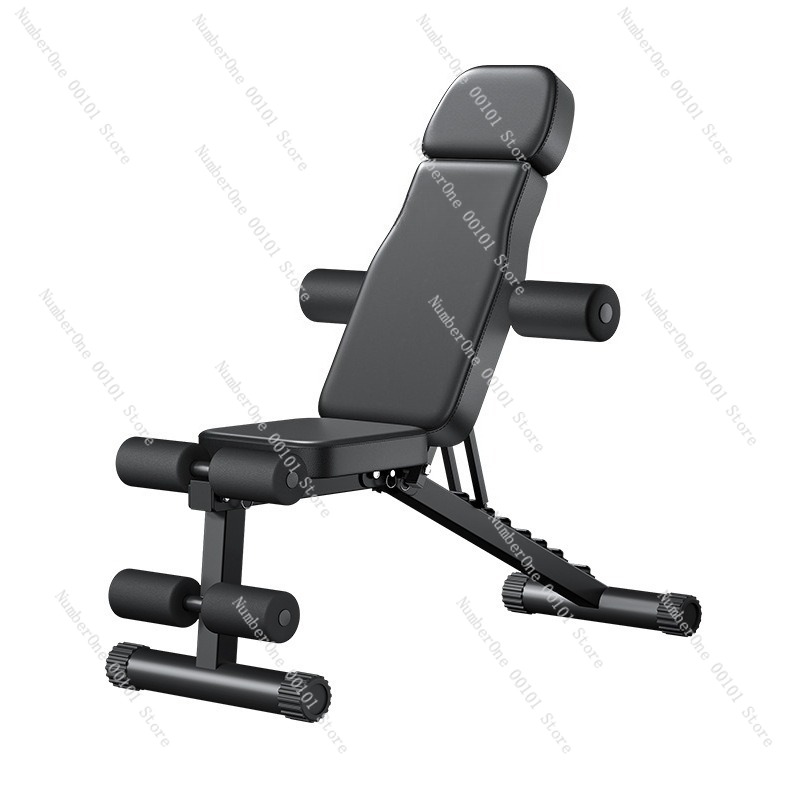 Home Gym Bench - Chaise de fitness avec haltères, banc