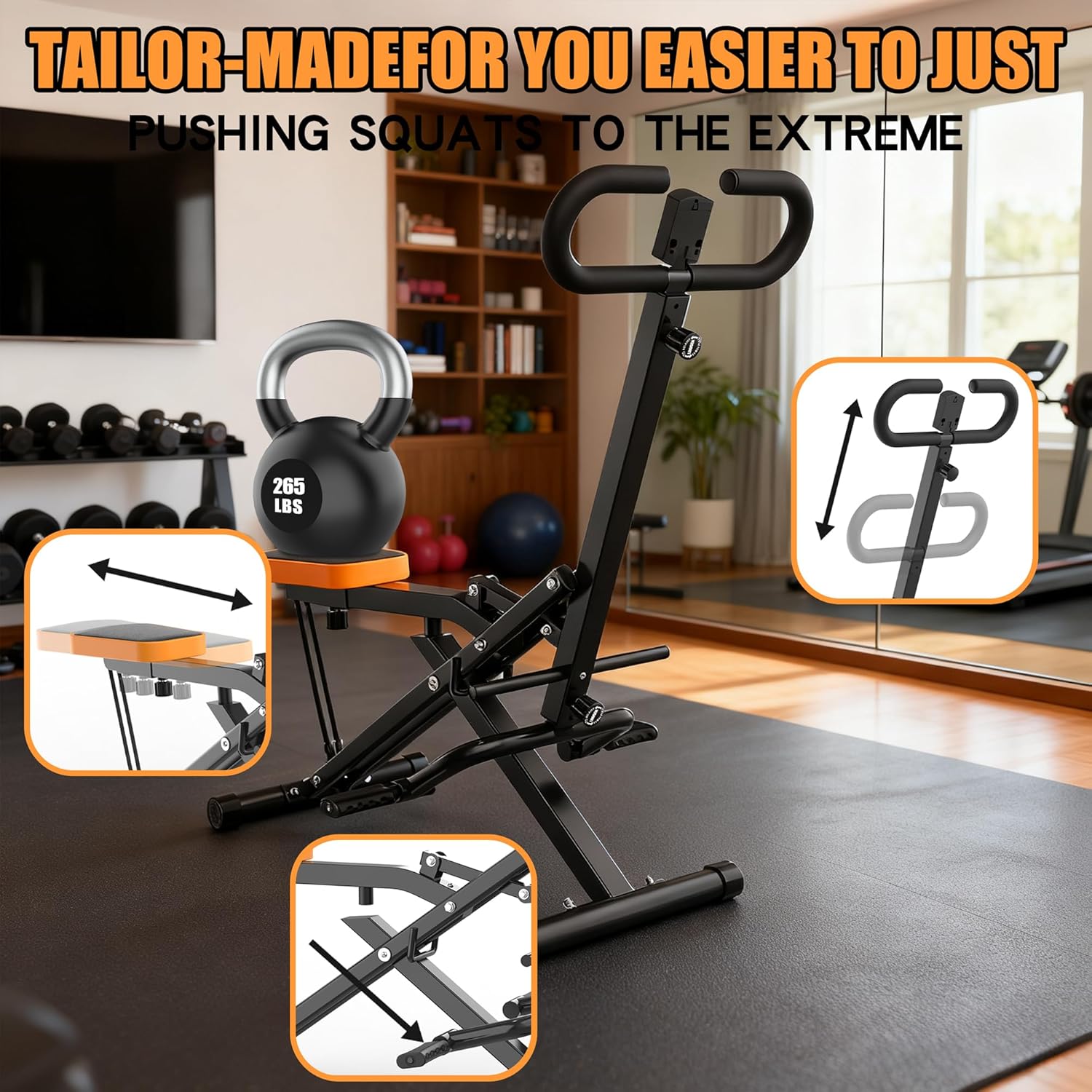 Home Gym With Leg Press - Machine à Squat pour la Maison,