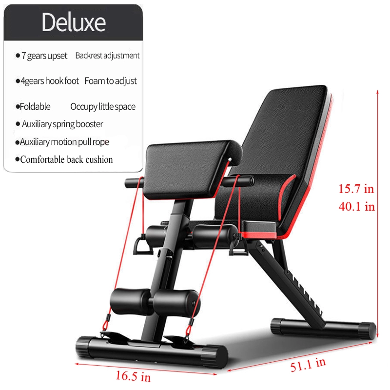 Home Gym Setup - Banc de musculation pliable et réglable