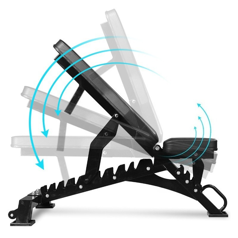 Home Gym Bench - Banc de musculation réglable en métal,