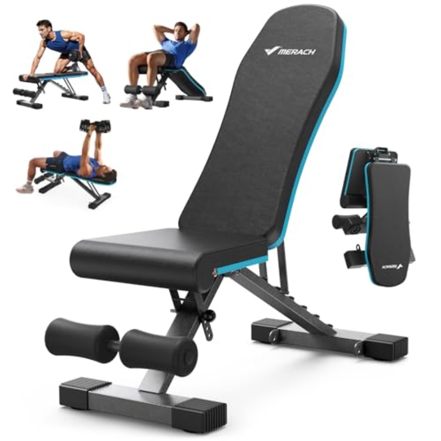 Home Gym With Leg Press - Banc de musculation pliable pour la