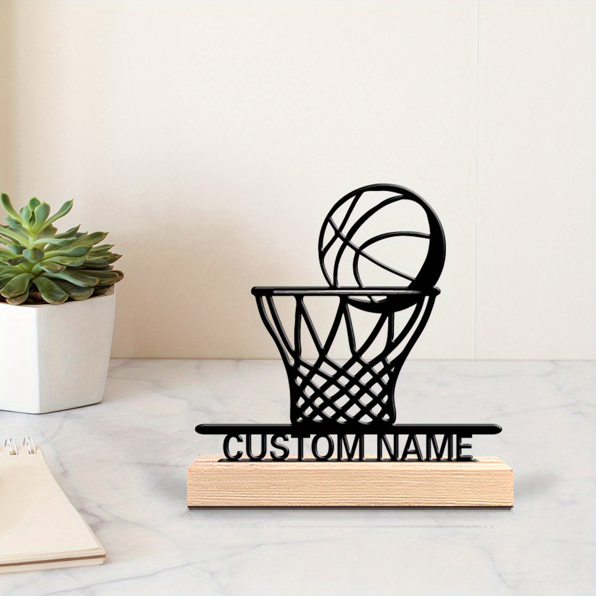 Home Gym Names - Statue de panier de basket personnalisée