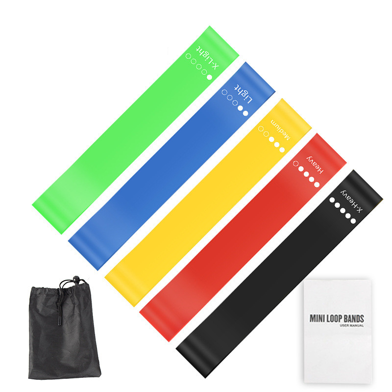 Home Gym Outfit - Ensemble de 5 bandes de résistance