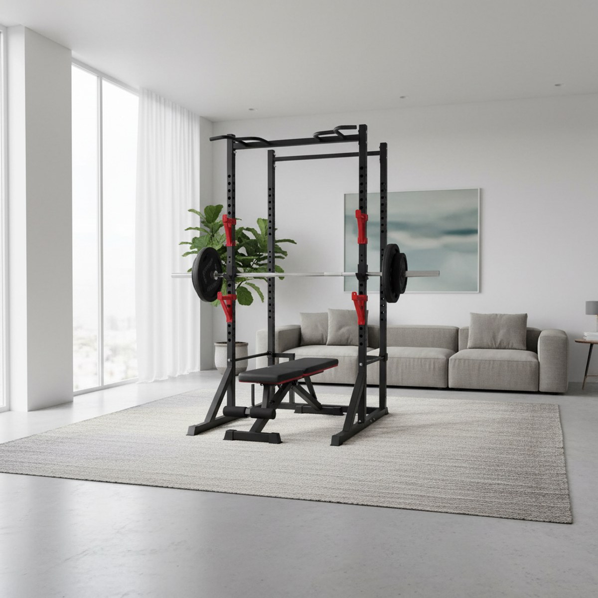 Rack de musculation réglable a - Home Gym Power Rack avis et prix