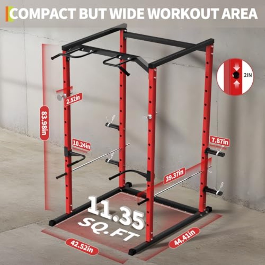 Cage de musculation robuste av - Home Gym Power Rack avis et prix