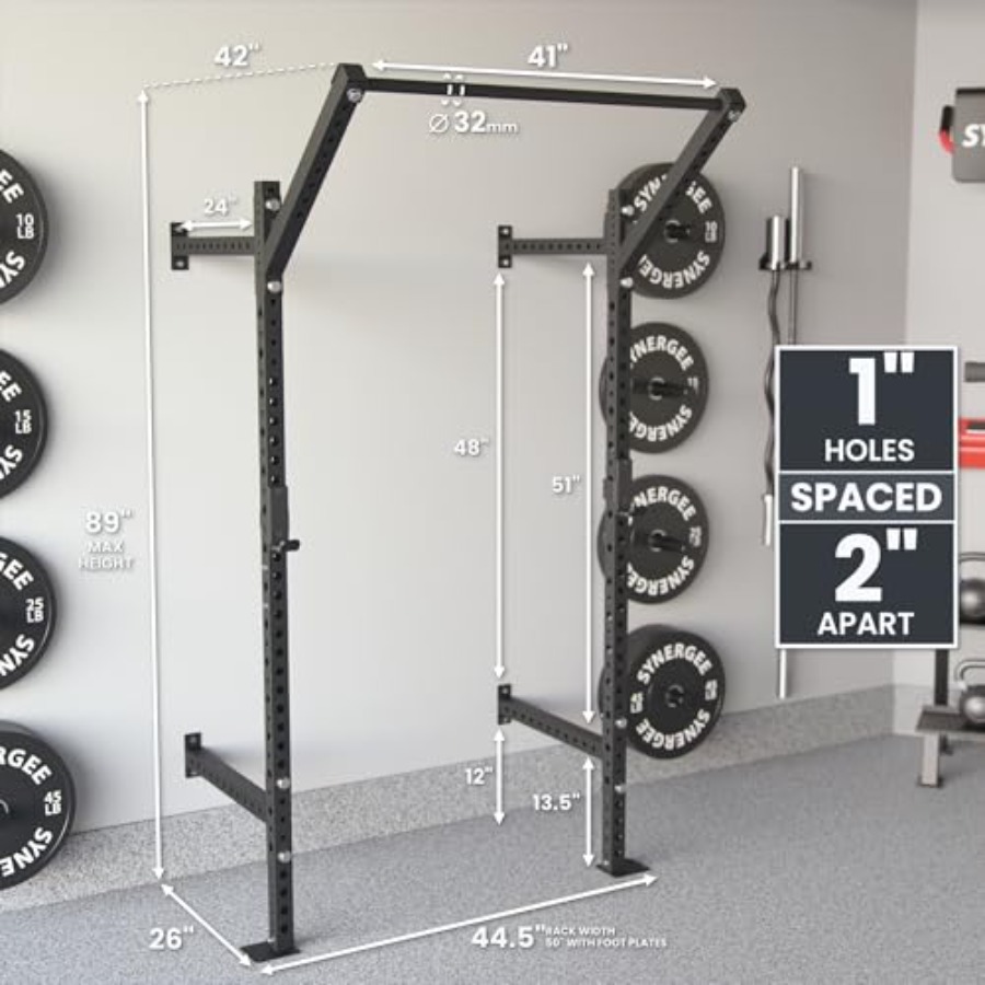 Rack de squat mural pour usage - Home Gym Pull Up Bar avis et prix