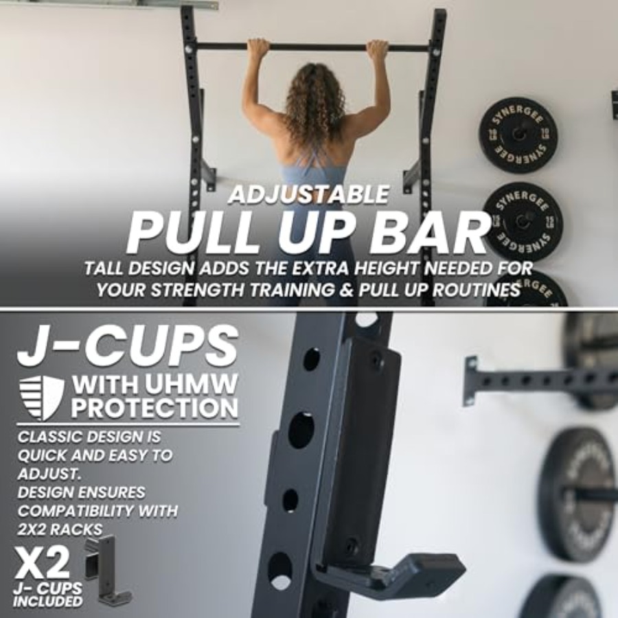 Rack de squat mural pour usage - Home Gym Pull Up Bar avis et prix