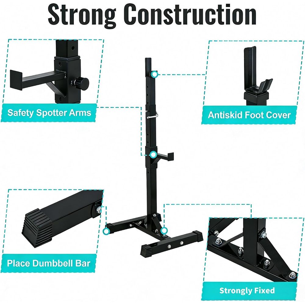 Support de squat pour banc de  - Home Gym Bench avis et prix