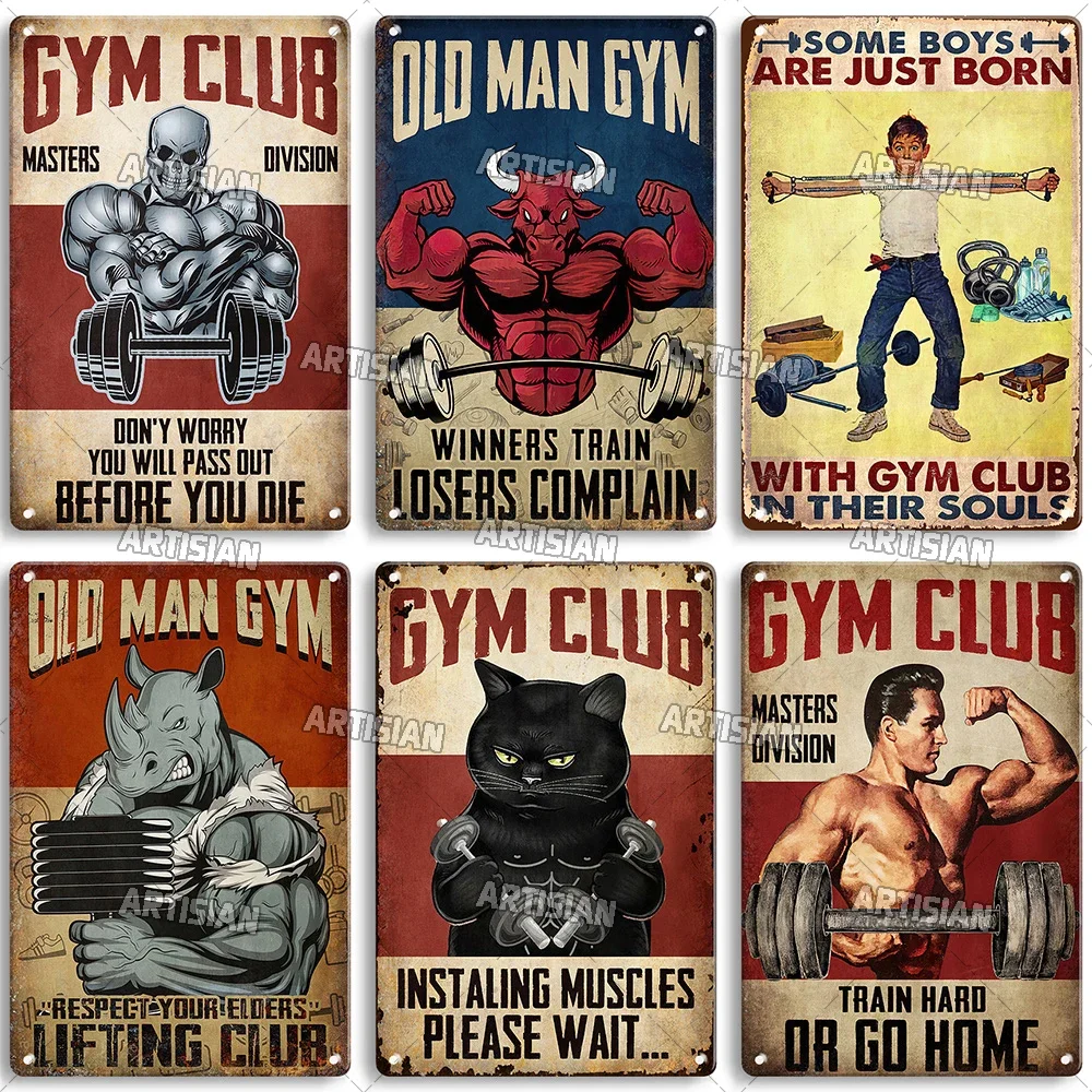 Plaque murale décorative en mé - Home Gym Setup avis et prix