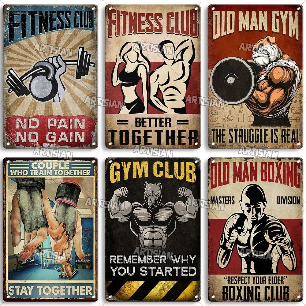 Plaque murale décorative en mé - Home Gym Setup avis et prix