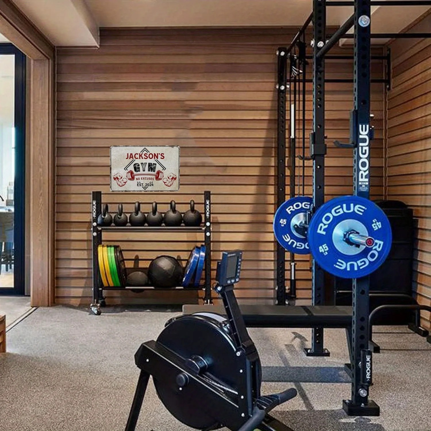 [2D Plat] Panneau de gym perso - Home Gym Names avis et prix