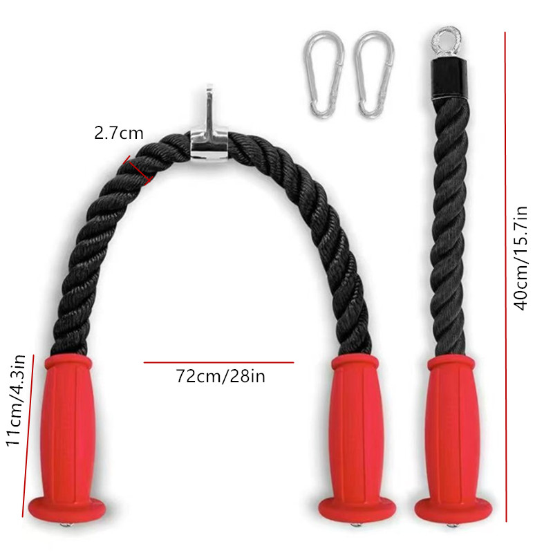 Cordes ergonomiques pour trice - Home Gym Setup avis et prix