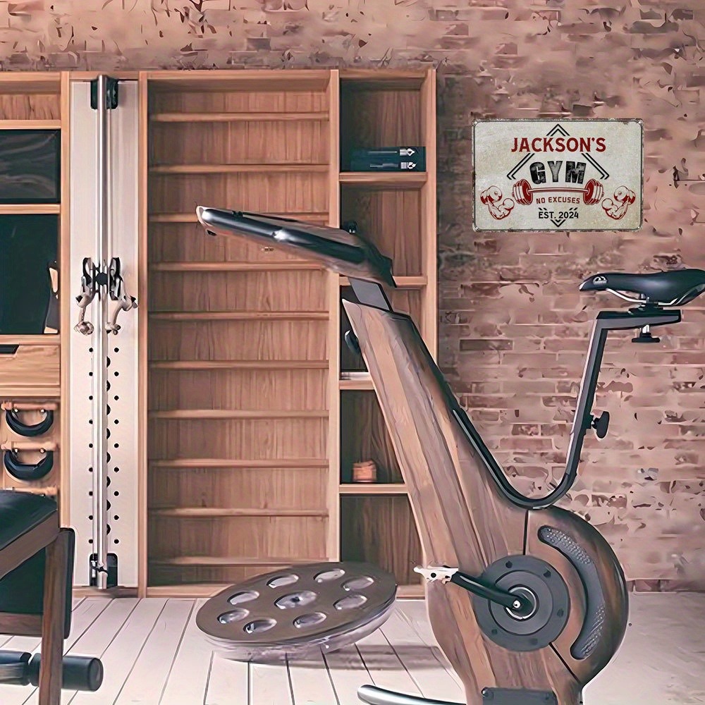 Plaque de gym personnalisée av - Home Gym Names avis et prix