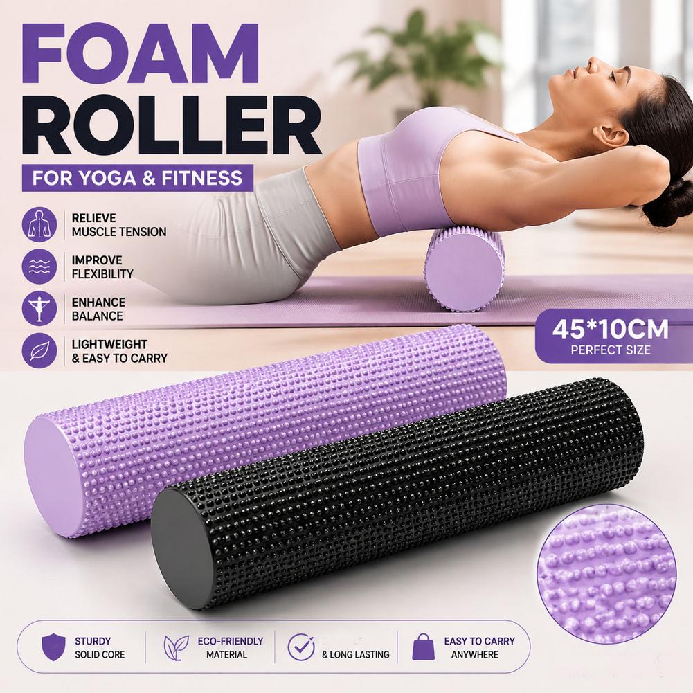 Rouleau de yoga en mousse EVA  - Home Gym Pilates avis et prix