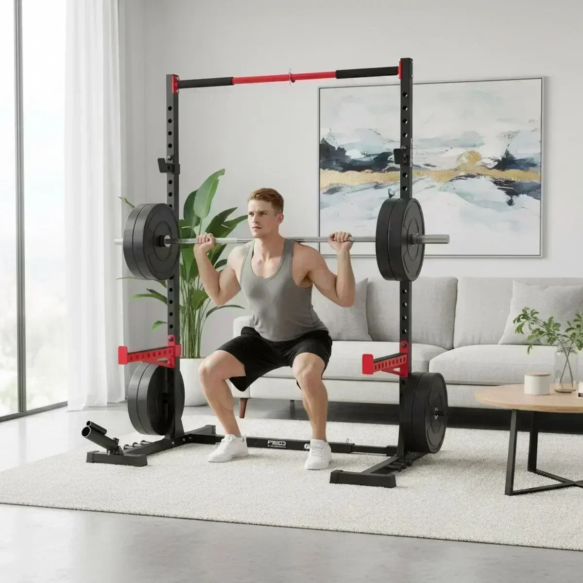 Support de Squat Réglable pour - Home Gym Power Rack avis et prix