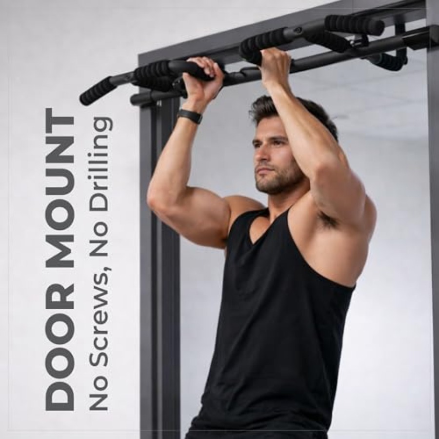 Barre de traction pour porte a - Home Gym Setup avis et prix
