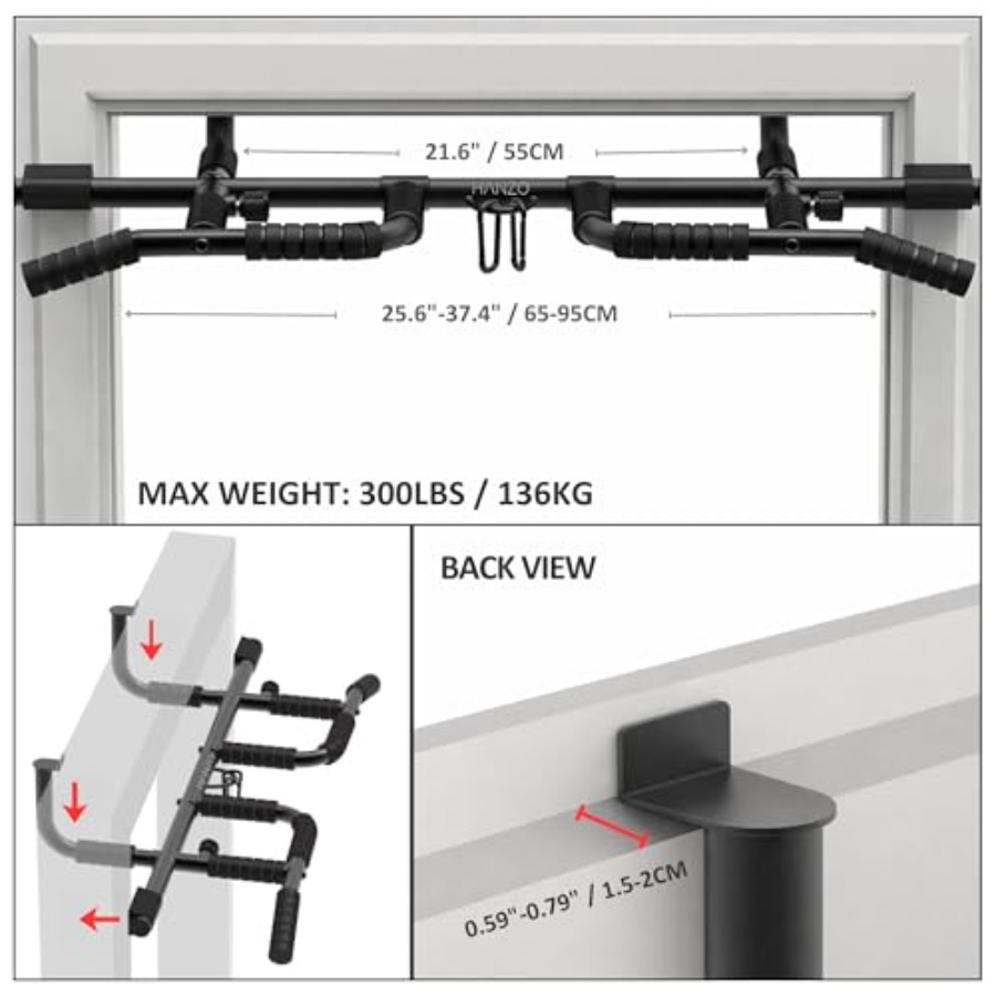 Barre de traction pour porte a - Home Gym Setup avis et prix