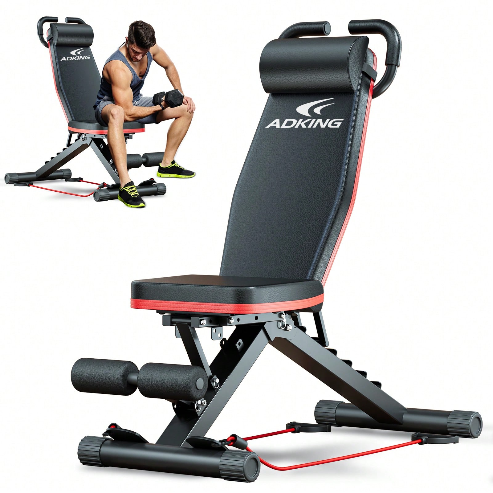 Banc de musculation standard,  - Home Gym With Leg Press avis et prix