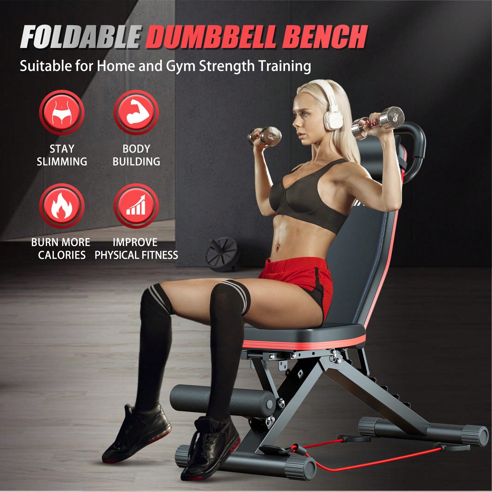 Banc de musculation standard,  - Home Gym With Leg Press avis et prix
