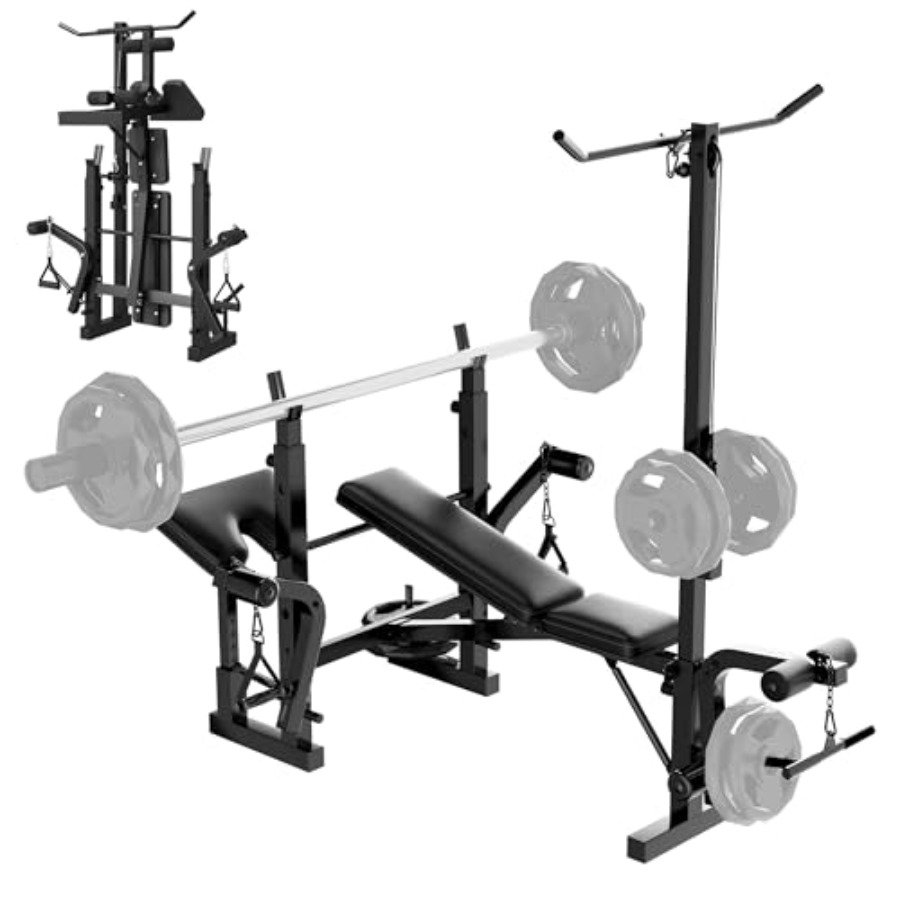 Ensemble banc de musculation p - Home Gym With Leg Press avis et prix