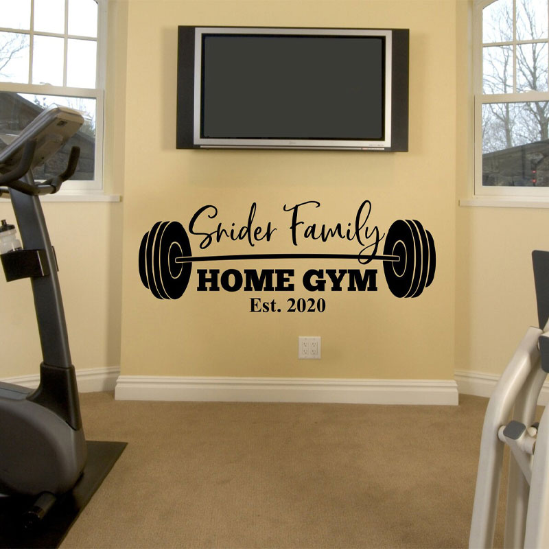 Autocollant mural personnalisé - Home Gym Names avis et prix