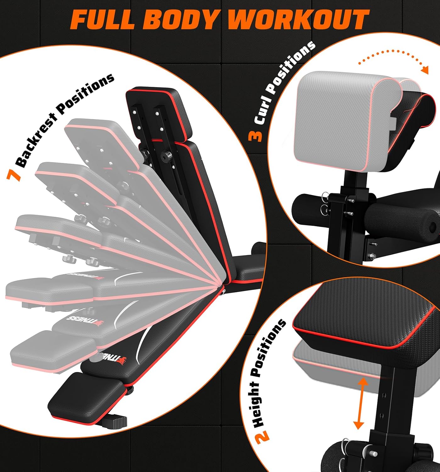 Banc de musculation pliable po - Home Gym Bench avis et prix