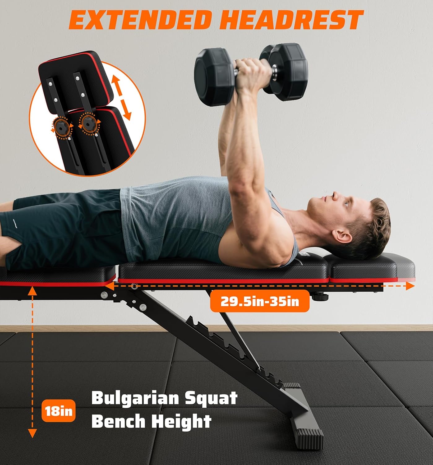 Banc de musculation pliable po - Home Gym Bench avis et prix
