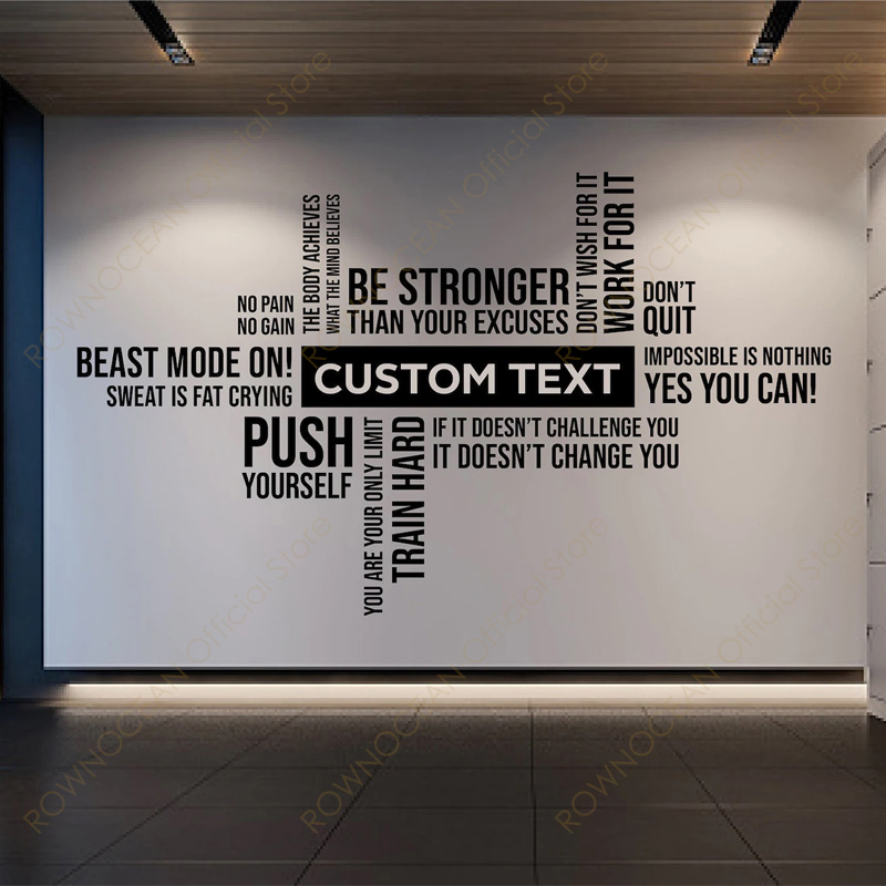 Autocollant Mural Personnalisé - Home Gym Names avis et prix